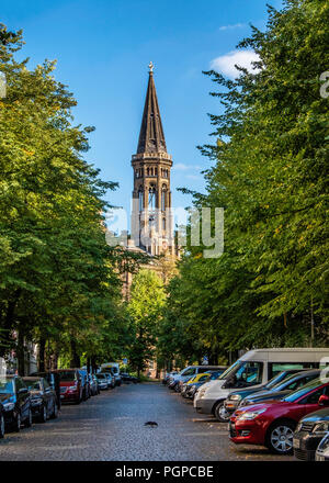 Berlino, Mitte, Zionskirche, Zion Church. Antico edificio storico esterno Foto Stock