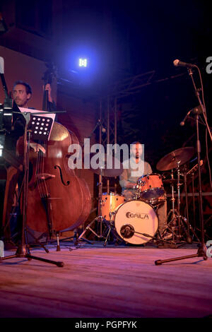 Roma, Italia. Il 27 agosto, 2018. Laura Taglialatela presenta il CD di incandescenza al Diva's Jazz 2018 a Roma Credito: Daniela Franceschelli/Pacific Press/Alamy Live News Foto Stock