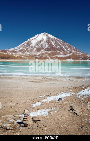 Laguna Verde, Sud Lipez provincia, Potosi, Bolivia Foto Stock