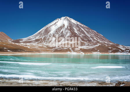 Laguna Verde, Sud Lipez provincia, Potosi, Bolivia Foto Stock