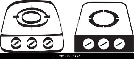 stufa Illustrazione Vettoriale