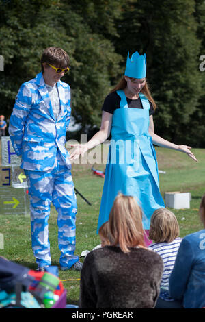 "Completamente prenotato teatro teatro per bambini azienda prestazioni a Greenbelt festival Foto Stock