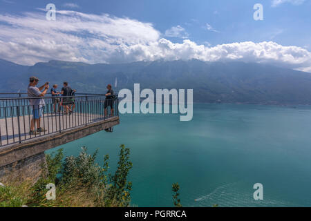 Tremosine, Lago di Garda, Lombardia, Italia, Europa Foto Stock