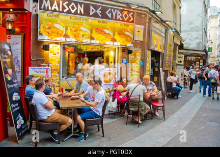 Maison de autogiro, Rue de la Huchette, Quartiere Latino, Parigi, Francia Foto Stock