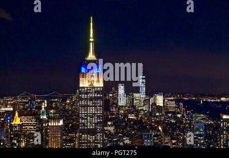 Empire State Building di New York City Foto Stock