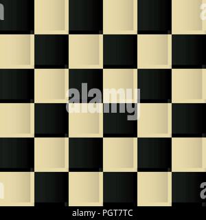 Vintage scacchiera modello senza giunture Illustrazione Vettoriale