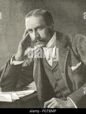 Alfred Milner, primo Visconte Milner, statista britannico e amministratore coloniale, primo governatore del Transvaal e Orange River Colony Foto Stock