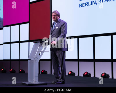 Berlino, Germania. Il 29 agosto, 2018. Premere il tasto Conferenza presso l'IFA 2018, Ifa di credito successivo: Beata Siewicz/Pacific Press/Alamy Live News Foto Stock