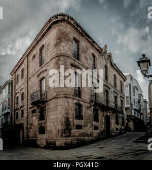 A Coruña, Galizia/ESPAÑA - 03 de abril de 2018 : Casa Franco Foto Stock