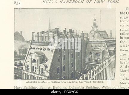 Immagine dalla pagina 838 di "King's Handbook di New York City. Un profilo di storia e descrizione della metropoli americana. Con ... illustrazioni, ecc. (Seconda edizione.)" . Foto Stock