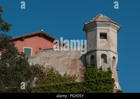 Stella fort, a parete dettaglio Foto Stock