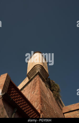 Stella fort, a parete dettaglio Foto Stock