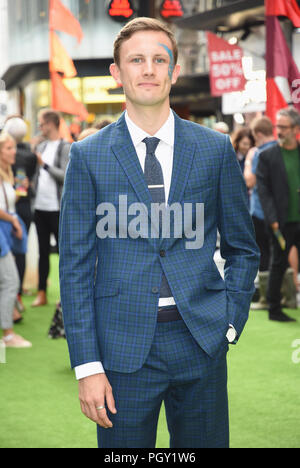 Hugh Coles, 'festival' Premiere mondiale,Cineworld Leicester Square,London.UK 13.08.18 Foto Stock