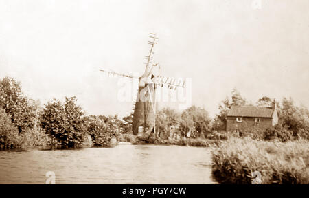 Hunsett Mill, agli inizi del novecento Foto Stock