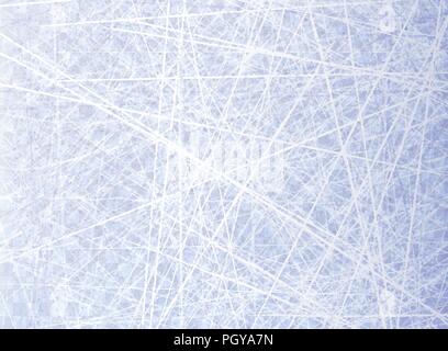Texture blu ghiaccio. Pattinaggio su ghiaccio. Vista aerea. Superficie della natura. Isolato su sfondo trasparente. Inverno sfondo. Illustrazione Vettoriale eps, 10 Illustrazione Vettoriale