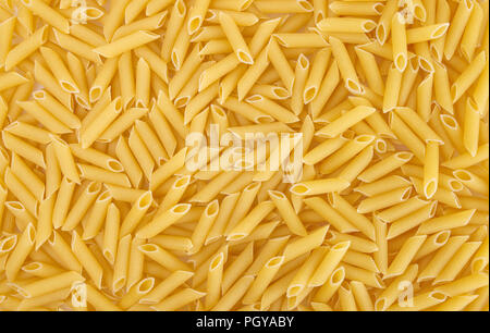 Penne sullo sfondo di pasta Foto Stock