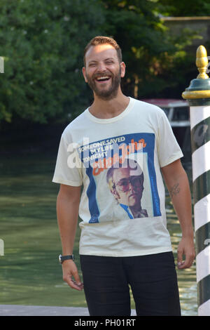 Venezia, Italia. Il 29 agosto, 2018. Venezia, Italia. Il 29 agosto 2018. 75° Festival del Cinema di Venezia, Alessandro Borghi arriva al Lido Credit: Indipendente Photo Agency Srl/Alamy Live News Credit: Indipendente Agenzia fotografica/Alamy Live News Foto Stock
