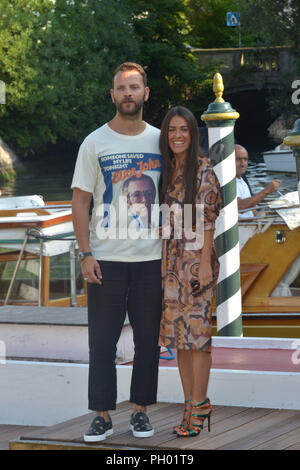Venezia, Italia. Il 29 agosto, 2018. Venezia, Italia. Il 29 agosto 2018. 75° Festival del Cinema di Venezia, Alessandro Borghi arriva al Lido Credit: Indipendente Photo Agency Srl/Alamy Live News Credit: Indipendente Agenzia fotografica/Alamy Live News Foto Stock