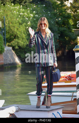 Venezia, Italia. Il 29 agosto, 2018. Venezia, Italia. Il 29 agosto 2018. 75° Festival del Cinema di Venezia, Sveva Alviti arriva al Lido Credit: Indipendente Photo Agency Srl/Alamy Live News Credit: Indipendente Agenzia fotografica/Alamy Live News Foto Stock