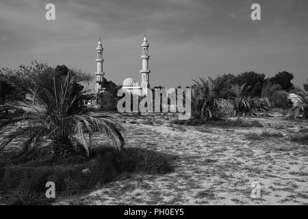 Khalifa bin Saeed Al Maktoum moschea, Dubai, Emirati Arabi Uniti Foto Stock