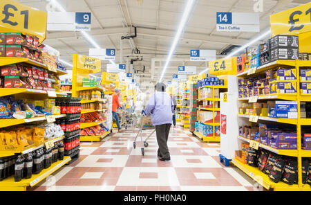 Supermercato Tesco/store. Regno Unito Foto Stock