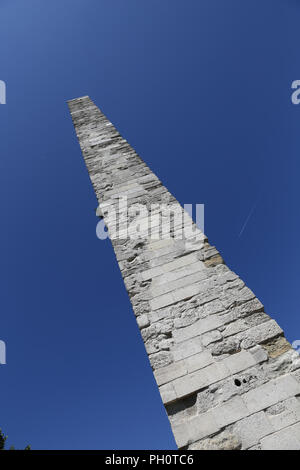 Obelisco murato in Piazza Sultanahmet, Istanbul City, Turchia Foto Stock