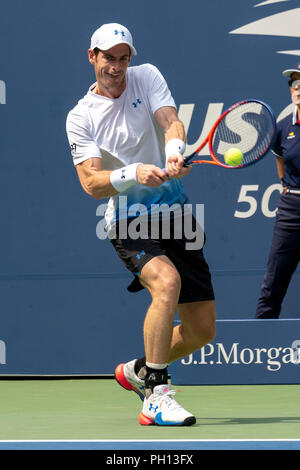 Andy Murray (GBR) competono al 2018 US Open di Tennis. Foto Stock