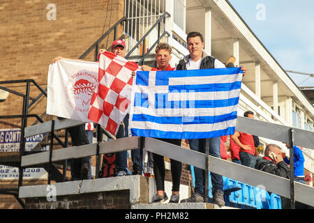 Burnley, Regno Unito. Il 30 agosto 2018, Turf Moor, Burnley, Inghilterra; UEFA Europa League Play-off seconda gamba Burnley v Olympiakos ; credito: News immagini /Alamy Live News Foto Stock