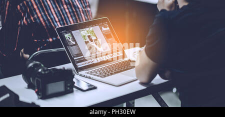 Il lavoro in ufficio e la tolleranza di lavoro Foto Stock