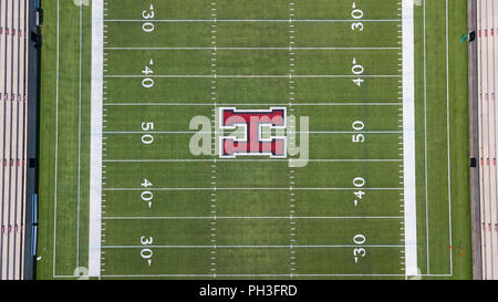 Campo di soldati, Harvard Football Stadium, Boston, MA, Stati Uniti d'America Foto Stock