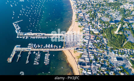 Mcmillan Pier, a Provincetown, MA, Stati Uniti d'America Foto Stock