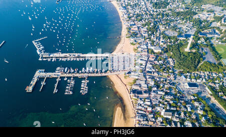 Mcmillan Pier, a Provincetown, MA, Stati Uniti d'America Foto Stock