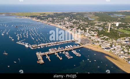 Mcmillan Pier, a Provincetown, MA, Stati Uniti d'America Foto Stock