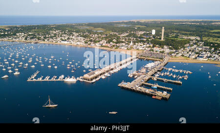 Mcmillan Pier, a Provincetown, MA, Stati Uniti d'America Foto Stock