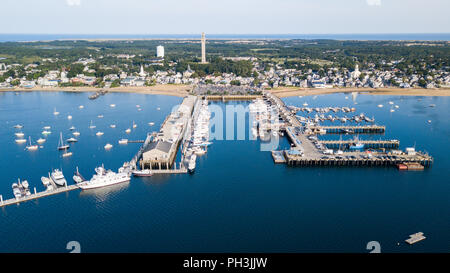 Mcmillan Pier, a Provincetown, MA, Stati Uniti d'America Foto Stock