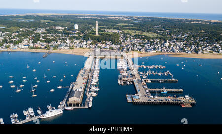 Mcmillan Pier, a Provincetown, MA, Stati Uniti d'America Foto Stock