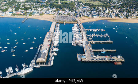 Mcmillan Pier, a Provincetown, MA, Stati Uniti d'America Foto Stock