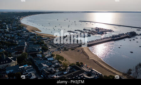 Mcmillan Pier, a Provincetown, MA, Stati Uniti d'America Foto Stock