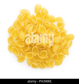 Pasta isolati su sfondo bianco Foto Stock