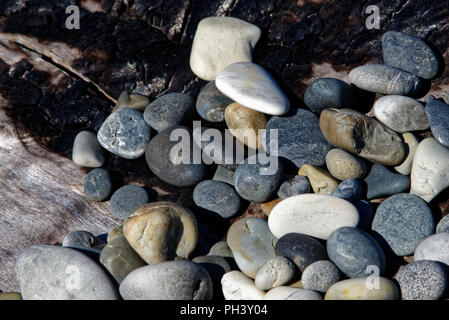 Selezione di sassi Foto Stock