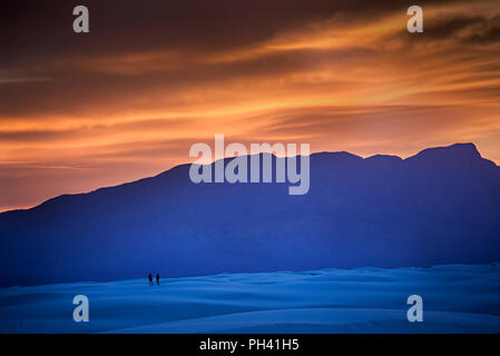 White Sands, Nuovo Messico, STATI UNITI D'AMERICA Foto Stock