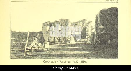 Immagine dalla pagina 41 di 'una scoperta archeologica Descrizione del castello di Saltwood vicino a Hythe, Kent . Con illustrazioni . Le note storiche da C. Beeston' . Foto Stock