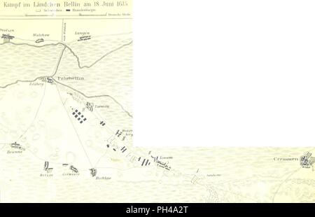 Immagine dalla pagina 75 di 'Rathenow und Fehrbellin. Der Krieg des grossen Kurfürsten gegen die Schweden in der Mark 1675. Aus den Quellen und quellenmässigen Bearbeitungen dargestellt. . Manifesto, etc' dalla BR0032. Foto Stock
