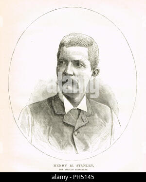 Henry Morton Stanley, giornalista, Explorer Foto Stock