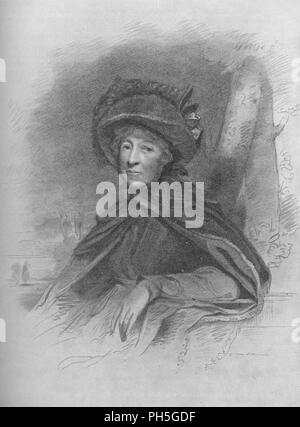 'MRS. (Thrale Piozzi successivamente) b. 1741, d. 1821)', 1907. Artista: sconosciuto. Foto Stock