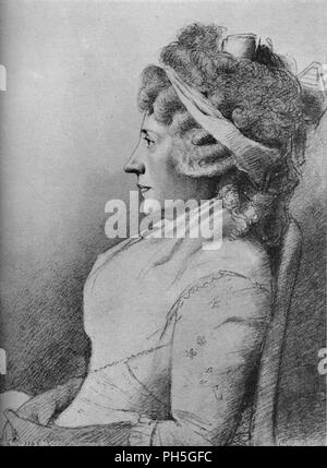 "Hester Lynch Piozzi (b. 1741, d. 1821)', 1907. Artista: sconosciuto. Foto Stock