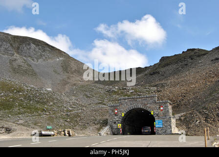 Austria. Tunnel sulla Strada alpina di Grossglockner, Foto Stock