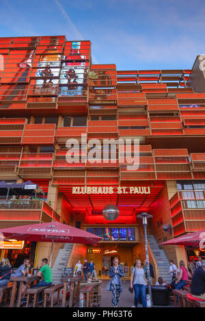 Klubhaus St. Pauli, Spielbudenplatz, Reeperbahn, St. Pauli, Amburgo, Deutschland Foto Stock