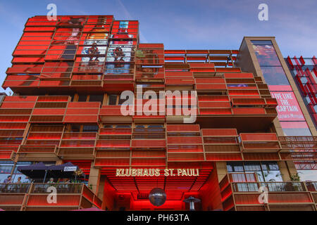 Klubhaus St. Pauli, Spielbudenplatz, Reeperbahn, St. Pauli, Amburgo, Deutschland Foto Stock