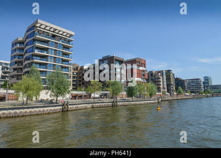 Grasbrookhafen, Dalmannkai, Hafencity di Amburgo, Deutschland Foto Stock